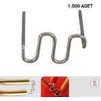 Prolektro 1000 Adet 0,8 mm Dalgalı S Tip Plastik Kaynak Zımba Teli