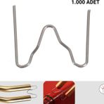 Prolektro 1000 Adet 0,8 Mm Dış Köşe Plastik Kaynak Zımba Teli