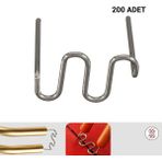 Prolektro 200 Adet 0,8 mm Dalgalı S Tip Plastik Kaynak Zımba Teli