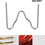 Prolektro 200 Adet 0,8 Mm Dış Köşe Plastik Kaynak Zımba Teli