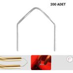 Prolektro 200 Adet 0,8 mm V Tip Plastik Kaynak Zımba Teli