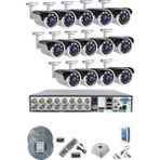 Prolife 14 Kameralı Yeni Nesil Yüz Tanımalı Insan Yüzü Eşgal Fotoğrafı Çeken 5 Mp Sony Full HD Ultra Üstün Kalite Güvenlik Kamerası Seti