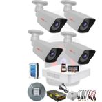 Prolife 4 Kameralı 8 Girişli Kayıt Cihazlı Yeni Nesil Yüz Tanımalı Insan Yüzü Eşgal Fotoğrafı Çeken 5 Mp Sony Full Hd Ultra Güvenlik Kamerası Seti