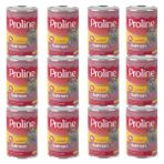 Proline 12x400 gr Somonlu ve Alabalıklı Sos İçinde Et Parçacıklı Yetişkin Konserve Kedi Maması
