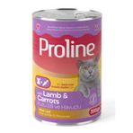 Proline 395 gr Et Parçacıklı Kuzu Etli ve Havuçlu Yetişkin Kedi Konservesi