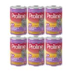 Proline 6x395 gr Kuzu Etli ve Havuç Pate Et Parça Kedi Konservesi