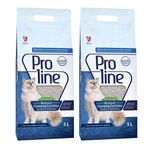 Proline Bentonit 2x5 lt Kokusuz Topaklanan Kedi Kumu