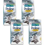 Proline Pro Line 10 lt x 4 Kedi Kumu Kokusuz Topaklaşan İnce Taneli Aktif Karbon Formülü