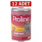 Proline Somonlu Kedi Konservesi 400Gr 12Adet Yaş Mama
