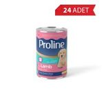 Proline Sos İçinde Et Parçacıklı Kuzu Etli 24x400 gr Yavru Köpek Konservesi