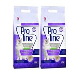 Proline Topaklaşan Lavanta Kokulu İnce Taneli 2x10 lt Kedi Kumu
