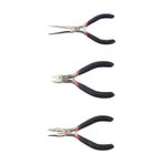 Prolink Py-017 Mini Yankeski Duz Ve Ince Uclu Kargaburun 3 Lu Set