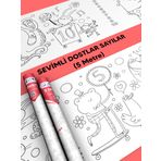 Proll Sevimli Dostlar Sayılar Boyama Kağıdı
