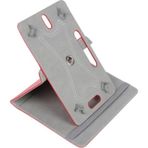 Prolysus Hometech Alfa 7m 7,0" Inç Kılıf Üniversal Dönerli Dönebilen Standlı Stand Olabilen Kapaklı Tablet Kılıfı - Pembe