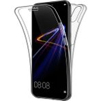Prolysus Huawei P20 Lite 360 Derece Kılıf Full Tam Koruma Ön Arka Şeffaf Kılıf - Saydam