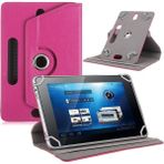 Prolysus Reeder A11S 10,1" Inç Kılıf Üniversal Dönerli Dönebilen Standlı Stand Olabilen Kapaklı Tablet Kılıfı - Pembe