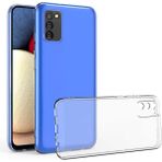 Prolysus Samsung Galaxy A02S Kamera Korumalı Şeffaf Yumuşak Silikon Kılıf
