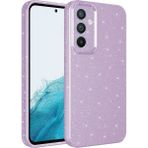 Prolysus Samsung Galaxy M34 5g Kılıf Koton Simli Silikon - Lila