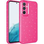 Prolysus Samsung Galaxy M34 5g Kılıf Koton Simli Silikon - Pembe