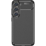 Prolysus Samsung Galaxy S23 Plus Kılıf Karbon Fiber Desenli Silikon Kılıf - Siyah