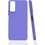 Prolysus Vivo Y20 Kılıf Mat Silikon Kapak - Lila