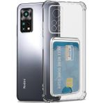 Prolysus Xiaomi Redmi Note 12S Kılıf Kartlıklı Şeffaf Silikon Darbe Dayanıklı Koruyucu Kamera Korumalı Kılıf