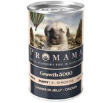 PROMAMA Growth 5000 Yavru Köpek Konserve Maması, Tavuk Etli 400 Gr. 36'lı Paket