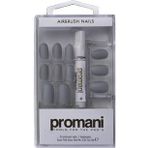 Promani Mat Antrasit Gri Takma Tırnak Kiti