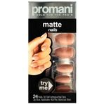 Promani Matte Bej Takma Tırnak Kiti