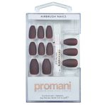 Promani Matte Bordo 24'lü Takma Tırnak Kiti