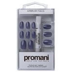 Promani Slate Koyu Mavi 24'lü Takma Tırnak Kiti