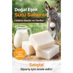 Promar Doğal Eşek Sütü Sabunu 120 gr Beyaz Renkli El Yapımı Cilt Besleyici Özellikler