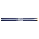 Promark TX5AW-BLUE 5A American Hickory Baget - Mavi (Profesyonel) | Canlı Mavi Boyalı Yüzey, Sahne Şovları İçin Estetik