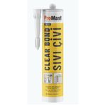 Promast Kimya Promast Clear Bond, Duvar Paneli,lambri Panel Yapıştırıcı Sıvı Çivi-silikon-280ml