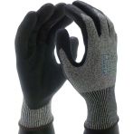 Promat 27-750 Kesilme Dayanımlı İş Eldiveni – Hava Geçirgen, Ergonomik Tasarım, Parmak Ucu Hassasiyetli, Temas Isı Dirençli – Otomotiv İnşaat İçin – 8/9/10 Beden – 5 Çift