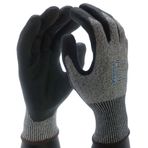 ProMat 27-750 Kesilme Dayanımlı İş Eldiveni – Hava Geçirgen, Ergonomik Tasarım, Parmak Ucu Hassasiyetli, Temas Isı Dirençli – Otomotiv ve İnşaat İçin – 8/9/10 Beden – 5 Çift (10 Beden)