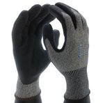ProMat 27-750 Kesilme Dayanımlı İş Eldiveni – Hava Geçirgen, Ergonomik Tasarım, Parmak Ucu Hassasiyetli, Temas Isı Dirençli – Otomotiv ve İnşaat İçin – 8/9/10 Beden – 5 Çift (9 Beden)