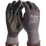 Promat 27-874 – 5 Çift İnce Nitril Köpük Kaplı İş Eldiveni –%40 Daha İnce, Yüksek Hava Geçirgenliği, Terletmez, Dikişsiz Astar – Üs
