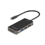 Promate USB Hub Type-C'den, USB, HDMI, Ethernet ve MD&SD Kart Okuyucuya - Promate PRIMEHUB-LITE