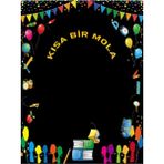 Promisebackdrop2 Kısa Bir Mola, Karne Panosu, Okul Etkinlik 250X200CM Ek Dikişli Kumaş Afiş