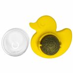 Promosyonca Kedi Nanesi Oyuncağı, Yapışkanlı Catnip Topu ile, Çiğneme ve Stres Azaltıcı, Diş Sağlığı Destekli Doğal Kedi Otu (Ördek Kedi Nanesi)