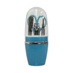Promosyonca Manikür Seti, 5 Parça, Tırnak Makası, Törpü, Tırnak Pensi, Cımbız, Makas (Mavi) - Option-1