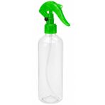 Promosyonca Plastik Sprey Şişesi, Boş, Şeffaf (Yeşil)
