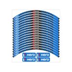 PROMOT HERO XPULSE JANT ŞERİDİ STİCKER MAVİ HERO YAZILI MOTOSİKLET JANT KAPLAMA
