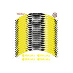 PROMOT MOTOR AKSESUARLARI Motorsiklet Jant Kaplama Sticker BAJAJ DOMİNAR 250/400 UYUMLU JANT ŞERİDİ 5