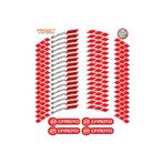 PROMOT MOTOR AKSESUARLARI Motorsiklet Jant Kaplama Sticker CF MOTO UYUMLU JANT ŞERİDİ 4