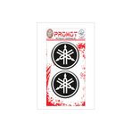 PROMOT MOTORSİKLET AKSESUAR YAMAHA 3D KABARTMALI DAMLA LOGO STİCKER 5cm 04