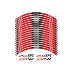 PROMOT Motorsiklet Jant Kaplama Sticker CF MOTO 250 SR JANT ŞERİDİ 2