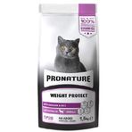 Pronature 1.5 kg Kilo Kontrolü için Tavuklu ve Pirinçli Kısırlaştırılmış Yetişkin Kuru Kedi Maması