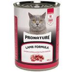 Pronature 400 gr Kuzu Etli Ezme Tahılsız Yetişkin Kedi Konservesi